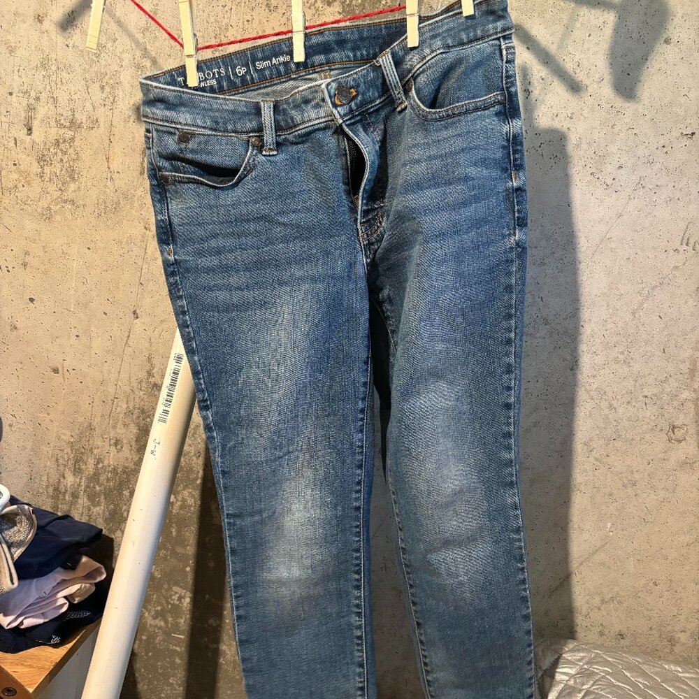 Talbots 6P Slim Ankle Medium Wash Skinny Jean